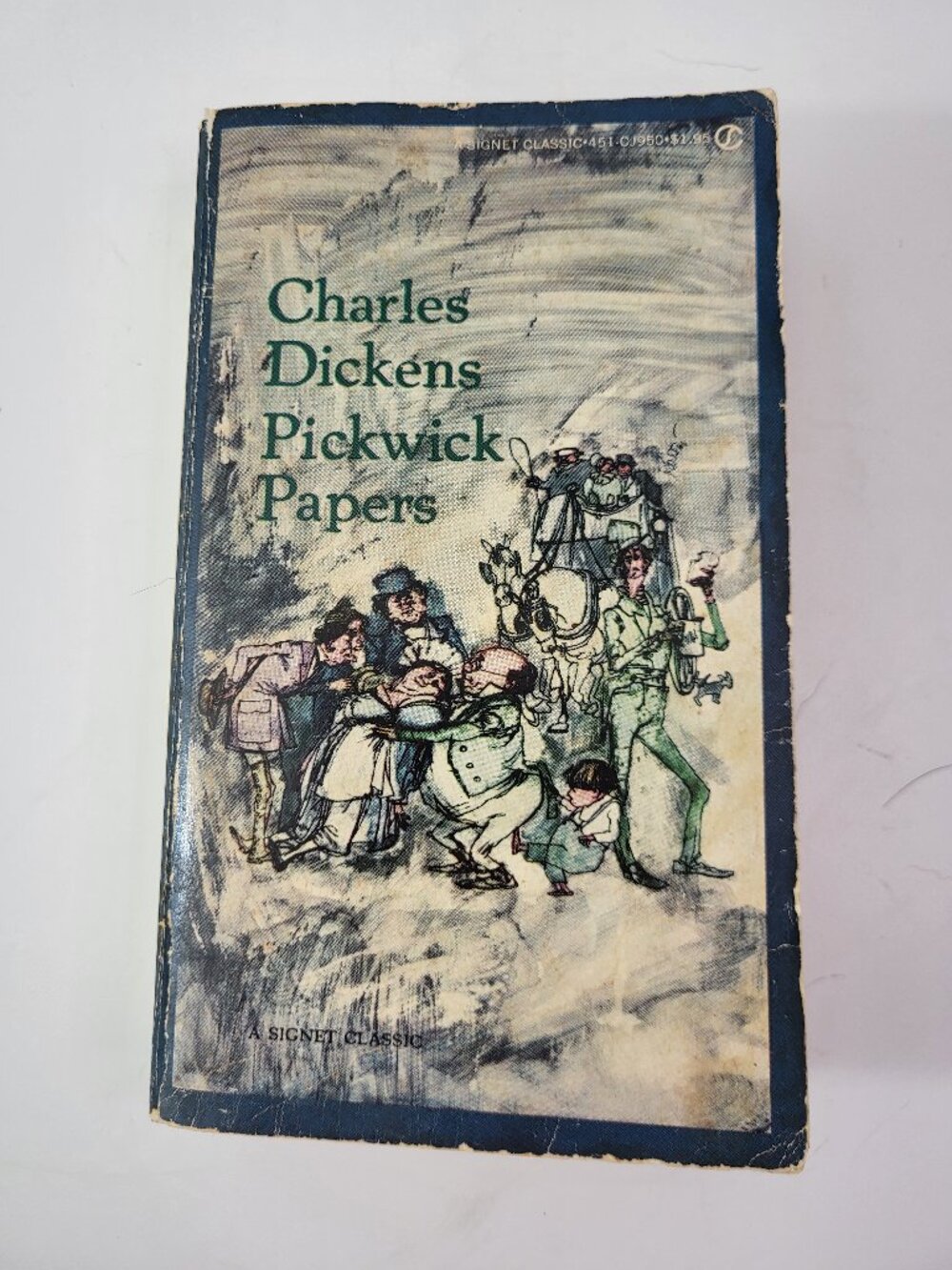 Charles Dickens Pickwick Papers Signet Classic 1964 Vintage Paperback Book